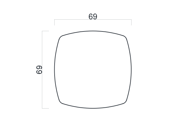 69X69 RAGGIATO ICO